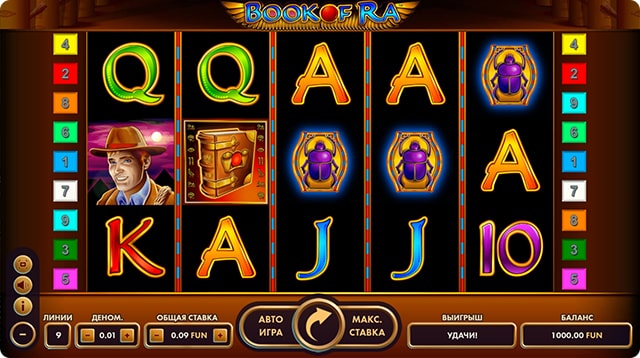 Игровой автомат Book of Ra. 